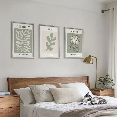 Matisse plant pattern wall art set set of decorative posters