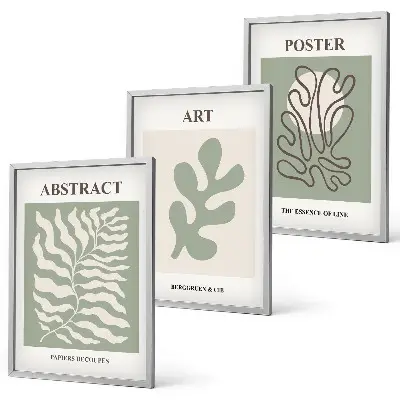 Matisse plant pattern wall art set set of decorative posters