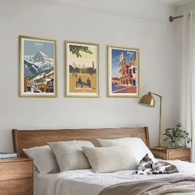 Wall art set Ouray Mountains London Coliseum