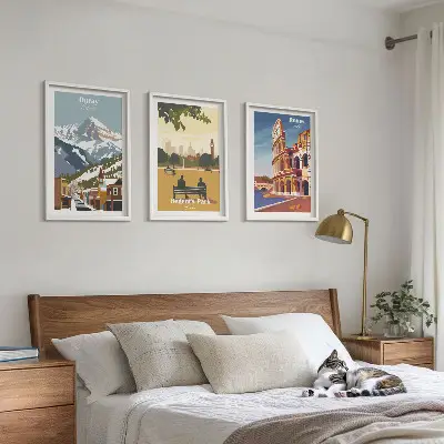Wall art set Ouray Mountains London Coliseum