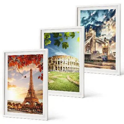 Wall art set Monuments of Europe