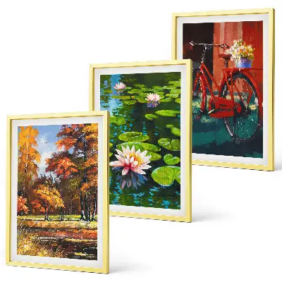 Autumn Colors Lily Terrace wall art set 