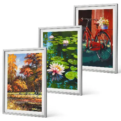 Autumn Colors Lily Terrace wall art set 