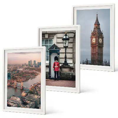 London Bridge and Big Ben wall art set 
