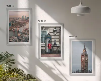 London Bridge and Big Ben wall art set 
