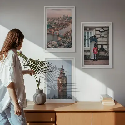 London Bridge and Big Ben wall art set 