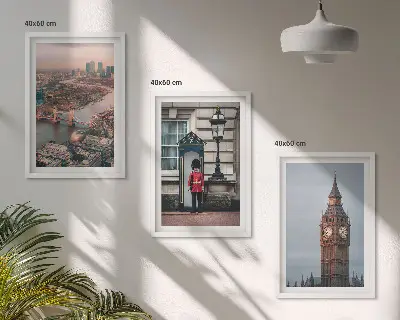 London Bridge and Big Ben wall art set 