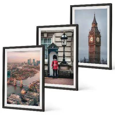 London Bridge and Big Ben wall art set 