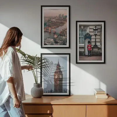 Wall art set London Bridge Guardian Big Ben
