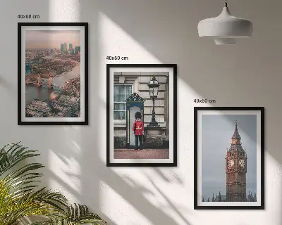 Wall art set London Bridge Guardian Big Ben