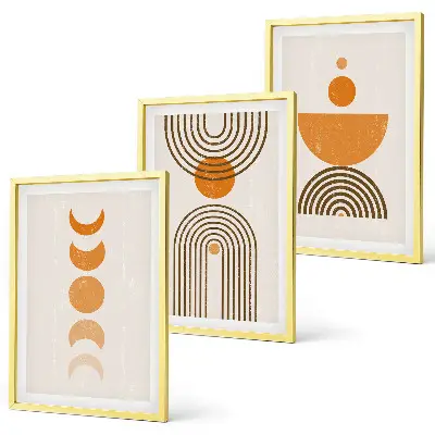Boho minimalist wall art set decorative wall hanging prints
