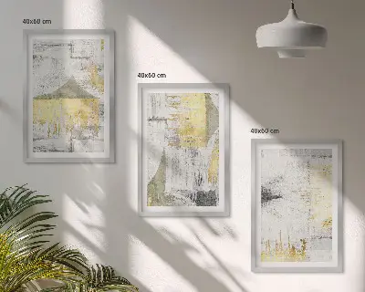 Wall art set Abstract fashionable painting patterns