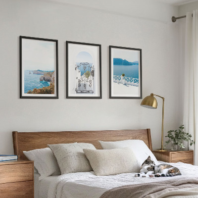 Wall art set Sea architecture of Greece