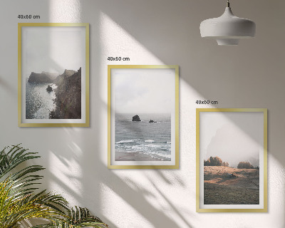 Wall art set Landscapes of mountains and sea