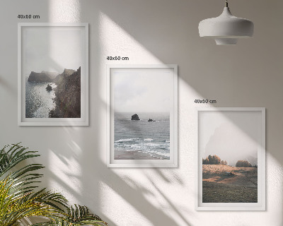 Wall art set Landscapes of mountains and sea