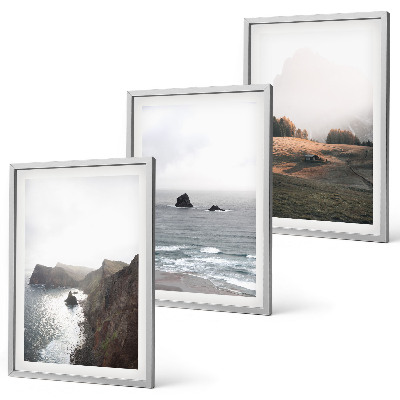 Wall art set Landscapes of mountains and sea