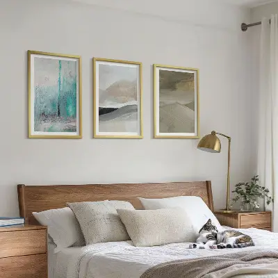 Abstract painted wall art set decorative wall art set