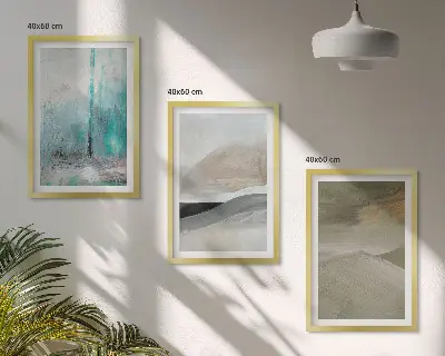 Abstract painted wall art set decorative wall art set