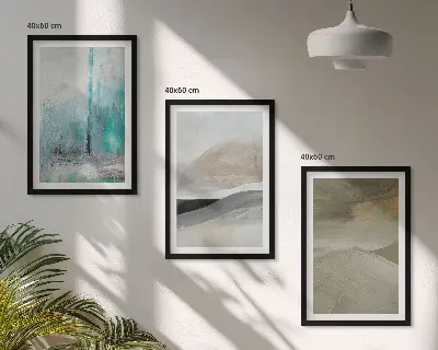 Abstract painted wall art set decorative wall art set