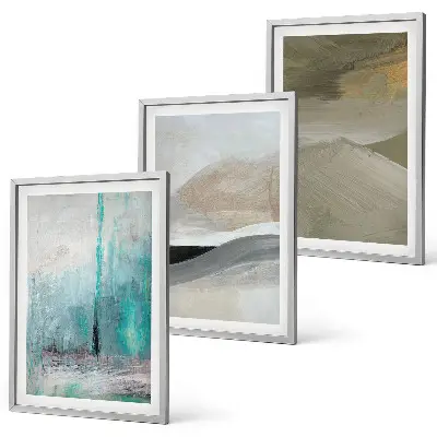 Abstract painted wall art set decorative wall art set