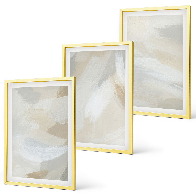 Wall art set Abstract brush background