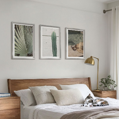 Wall art set Tropical plants accessories