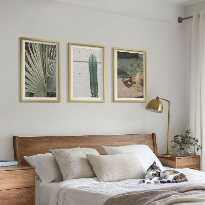 Wall art set Tropical plants accessories