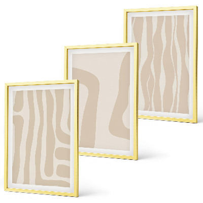 Wall art set Abstract boho style patterns