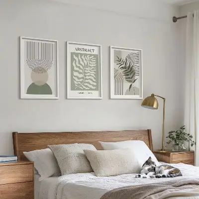 Wall art set Botanical boho abstractions
