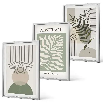 Wall art set Botanical boho abstractions