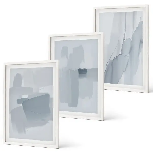 Abstract watercolor wall art set
