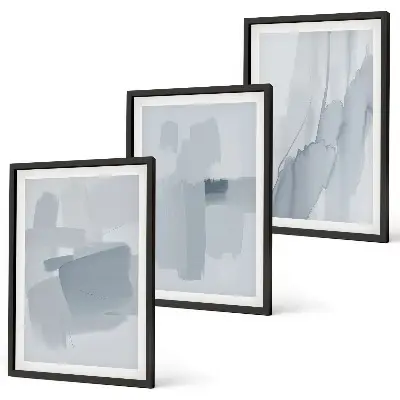 Abstract watercolor wall art set 