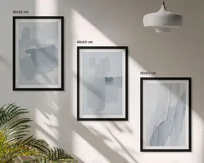 Abstract watercolor wall art set 