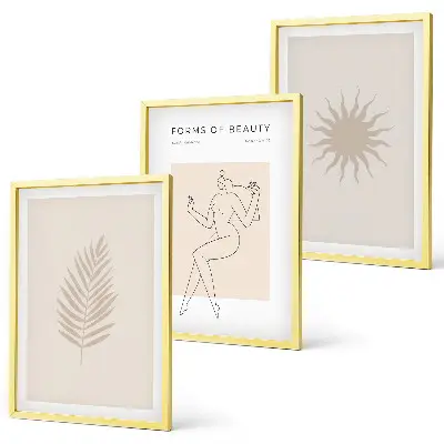 Minimalist forms wall art set a collection of minimalist shapes