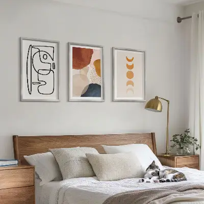 Abstract color wall art set colorful decorative prints