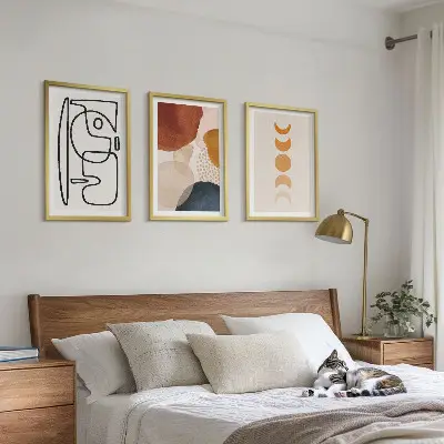 Wall art set Abstract color decorations