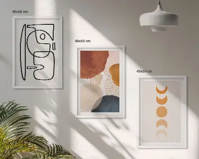 Abstract color wall art set colorful decorative prints