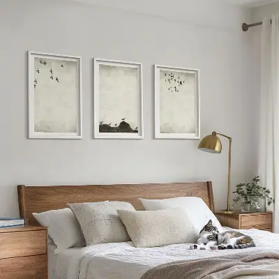 Flying Birds minimalism wall art set minimalist wall art set