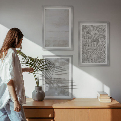 Wall art set Modern minimalist textures