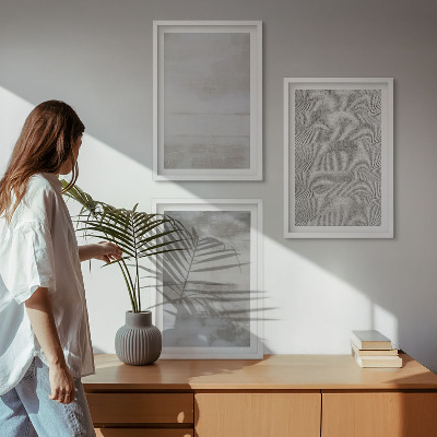 Wall art set Modern minimalist textures