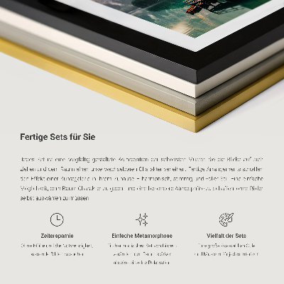 Three-piece wall art piece Geometric cardboard patterns
