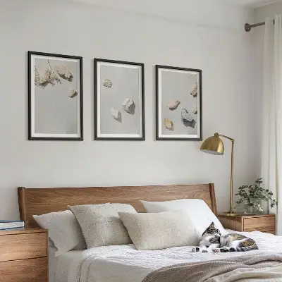 Boho Beach Stone Wall Art Set decorative wall hanging set