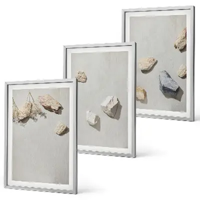 Boho Beach Stone Wall Art Set decorative wall hanging set