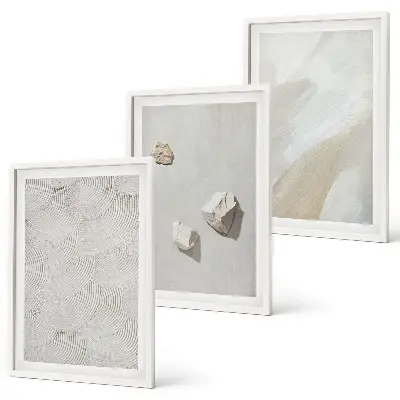 Modern Sand Stones Wall Art Set modern sand stone painting collection