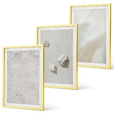 Modern Sand Stones Wall Art Set modern sand stone painting collection