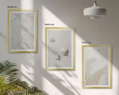 Modern Sand Stones Wall Art Set modern sand stone painting collection
