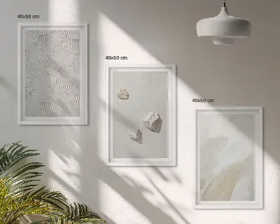 Modern Sand Stones Wall Art Set modern sand stone painting collection