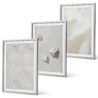 Modern Sand Stones Wall Art Set modern sand stone painting collection