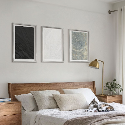 Wall art set The colors of elegant stone structures