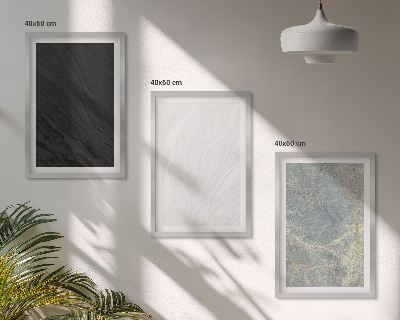 Wall art set The colors of elegant stone structures